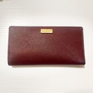 *SOLD* Kate Spade Trifold Wallet - Burgundy